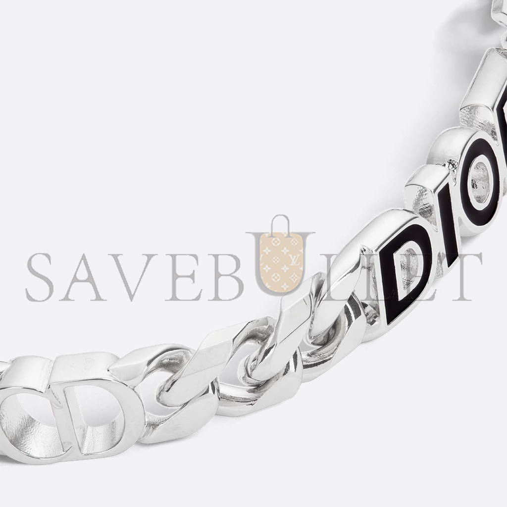 DIOR ITALIC LINK BRACELET B2439HOMMT_D004